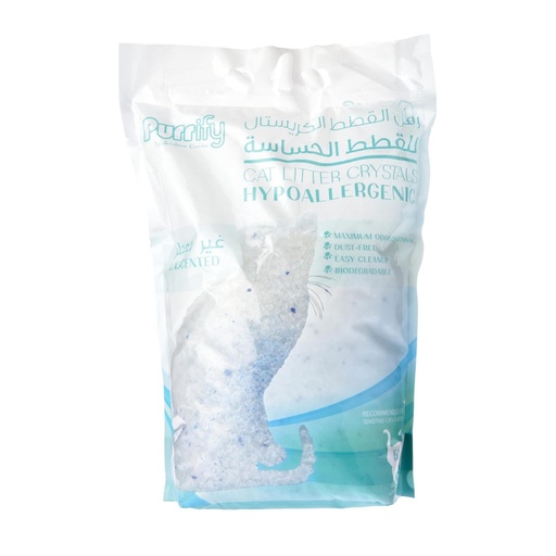 [6084001390500] Purrify Cat Litter Crystals Hypoallergenic-5L