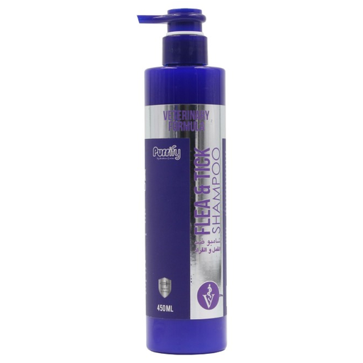 [635934608031] Purrify Veterinary Formula Flea & Tick Shampoo 450ml