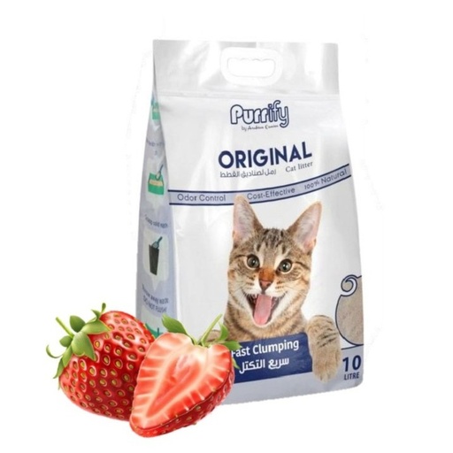 [635934609236-Strawberry] Purrify Original Cat Litter - 10Ltr Strawberry