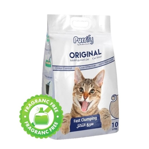 [635934609236-Unscented] Purrify Original Cat Litter - 10Ltr Unscented 