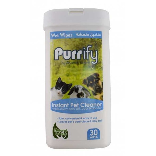 [635934609267] Purrify Wet Wipes 30 Wipes